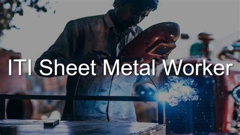 iti sheet metal worker|sheet metal detailer.